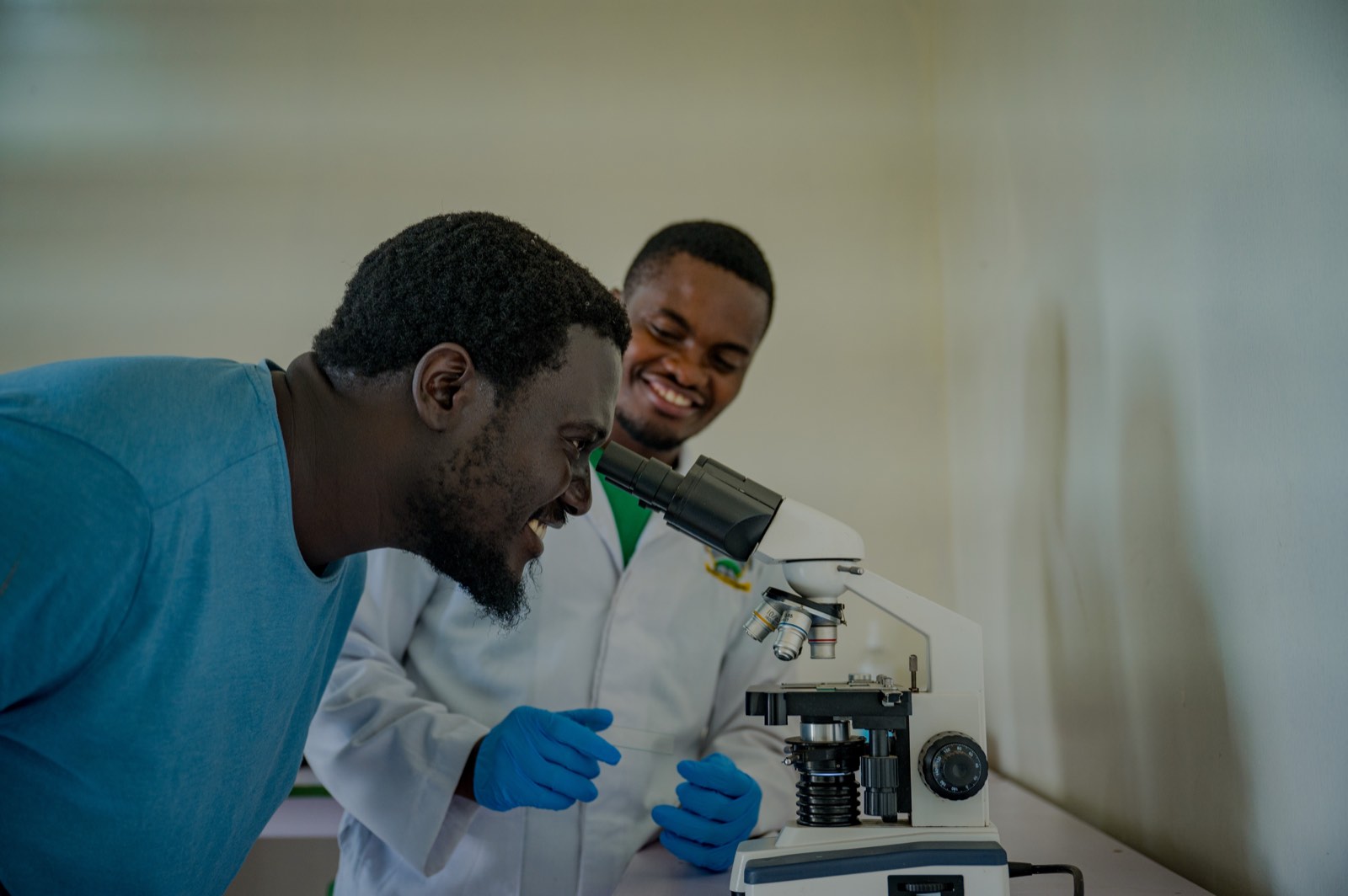 SIL Farms team members working in the laboratory